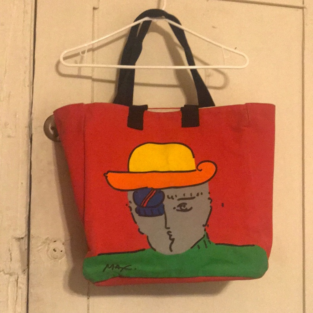 RARE Peter Max American Apparel tote bag